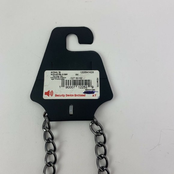 Apt 9 Chain Long Link Interlocking Discs Necklace - Picture 5 of 6